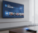 IPTV Smarters Pro App auf einem Samsung Smart TV mit Senderliste im Hintergrund